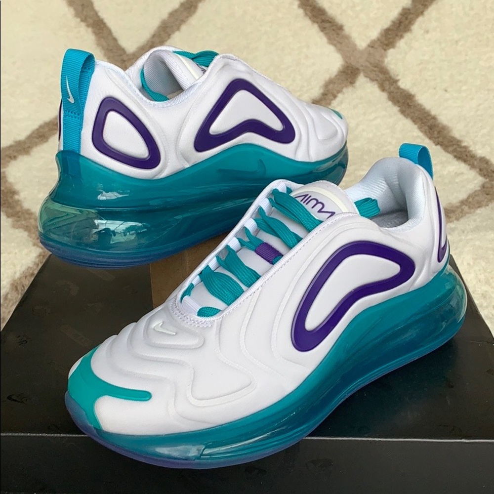 NIKE W AIR MAX 720 white/court purple-spirit teal - Picture 14 of 16